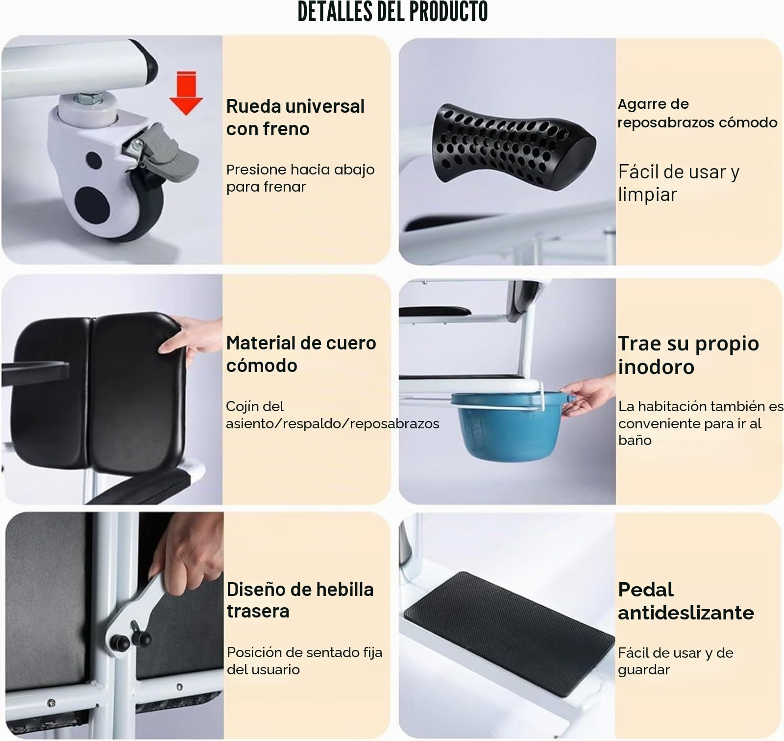 Silla Portátil De Transferencia Pacientes, Elevador De Transferencia Hidráulico, Silla De Transferencia De Elevación De Pacientes Con Asiento Dividido De 180° Y Orinal A