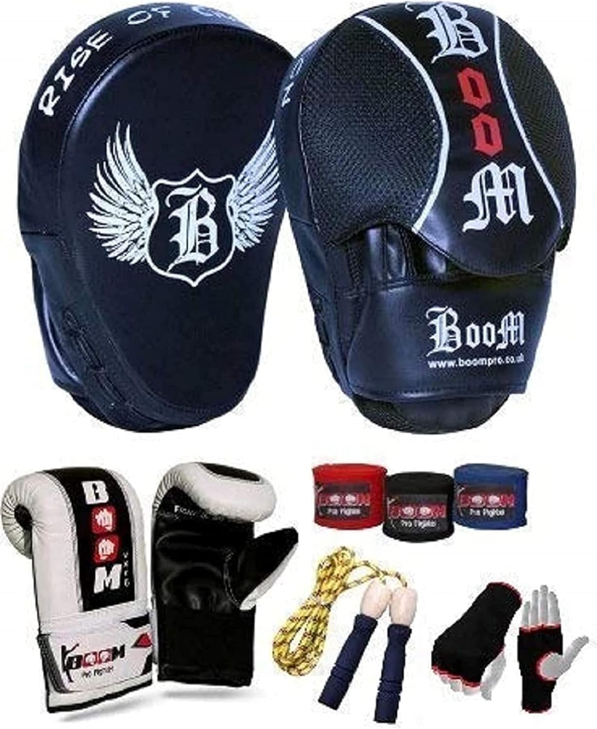 BOOM Pro Boom Focus Pads Boxing set,MMA Punch Mitts Hook