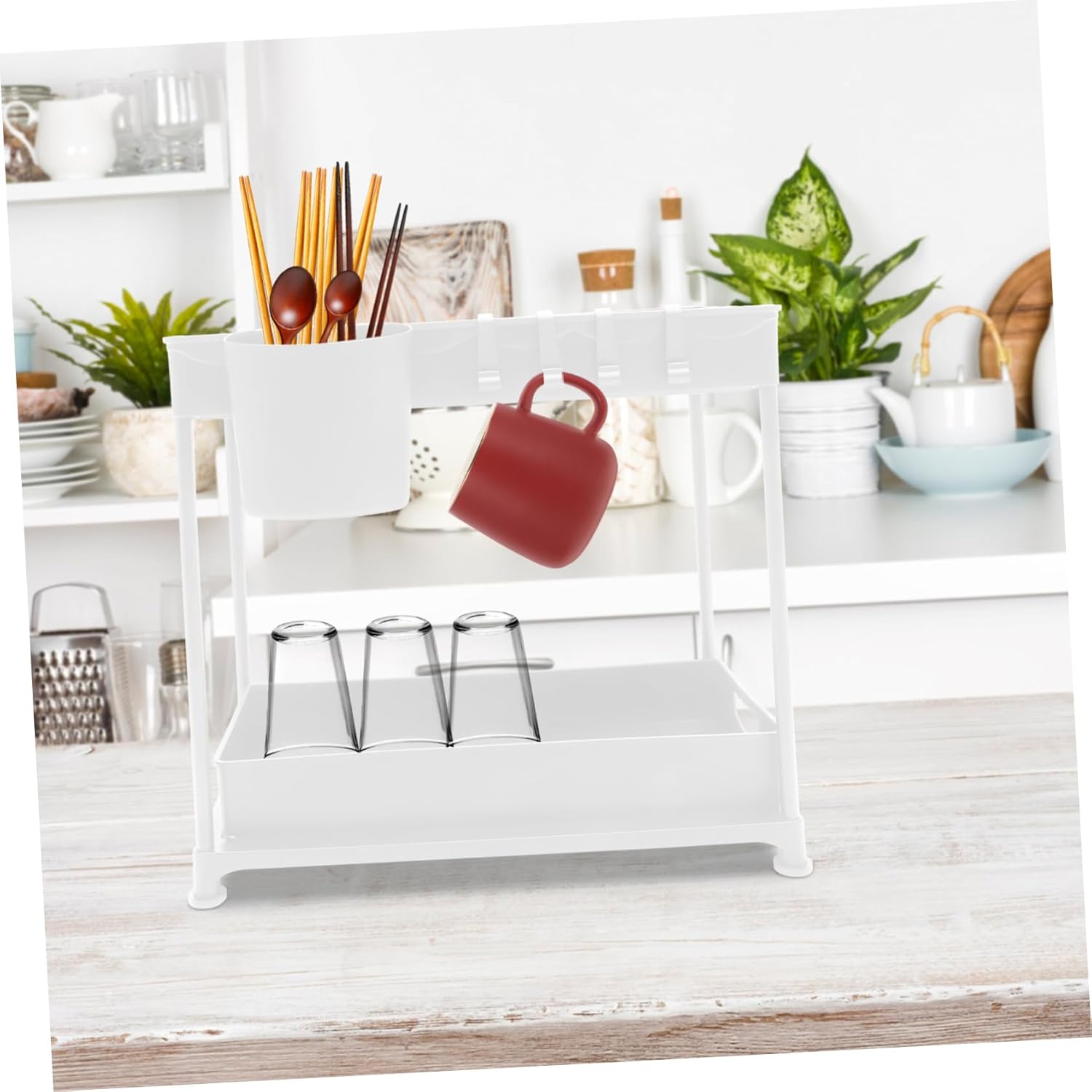 Alipis 1set Telescoping under Sink Organizer Rack Pull Out Kitchen Storage for Bathroom Laundry and Kitchen Easy Assembly Ventilated Design Strong Material