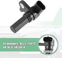 Vista 5 de X AUTOHAUX Sensor de posición del cigüeñal del motor de coche BL31-12K073-AB para Ford Transit-350 HD Base Metal Plástico