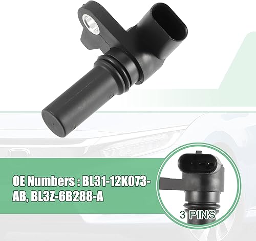 Miniatura 5 de X AUTOHAUX Sensor de posición del cigüeñal del motor de coche BL31-12K073-AB para Ford Transit-350 HD Base Metal Plástico