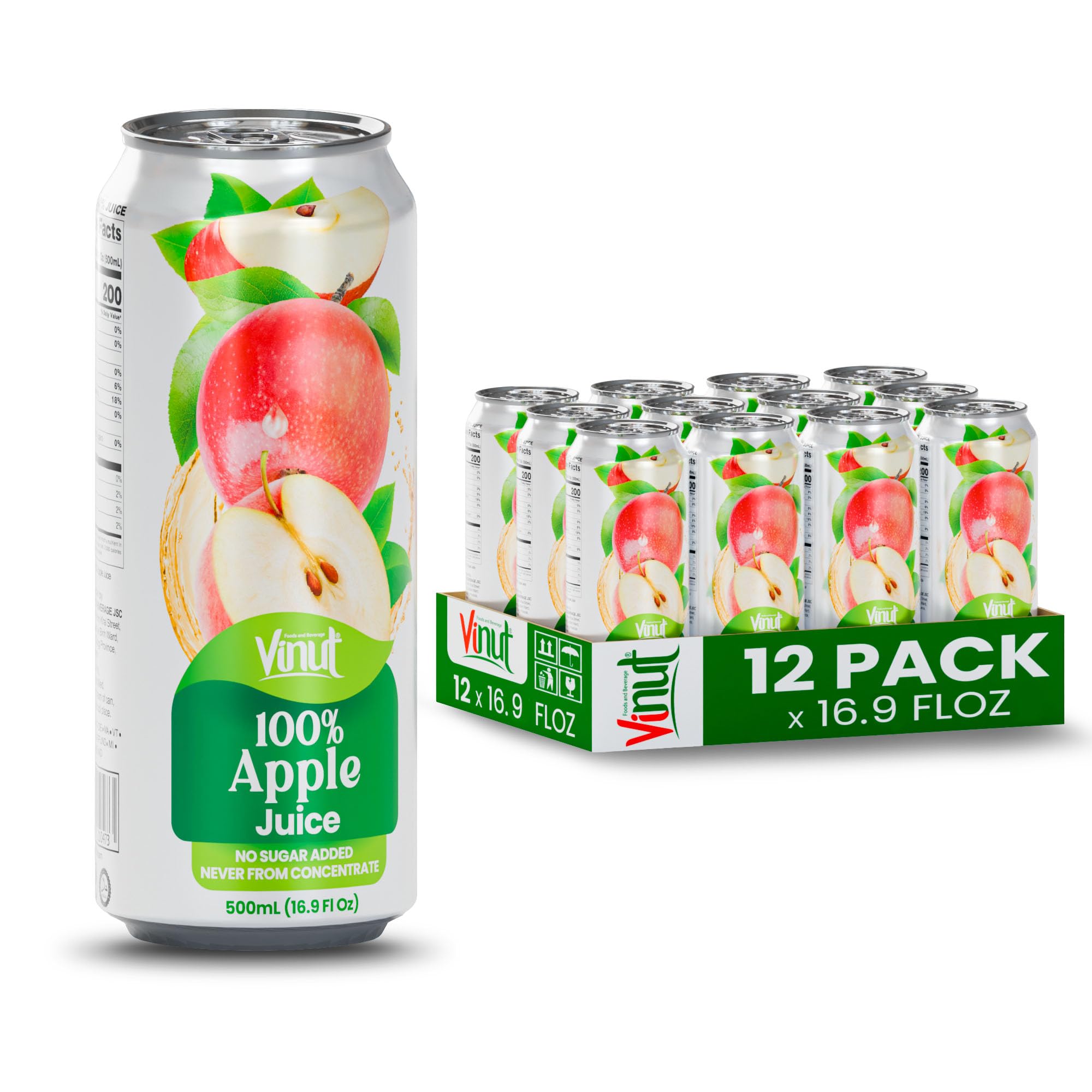 Amazon.com : VINUT 100% Apple Juice, No Added Sugar, Not From