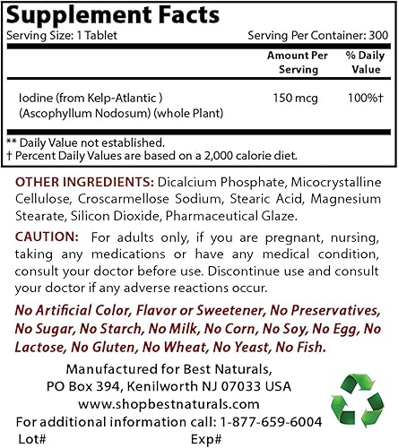 Miniatura 2 de Kelp Suplemento 150 Mcg & Zinc Picolinato 50 mg