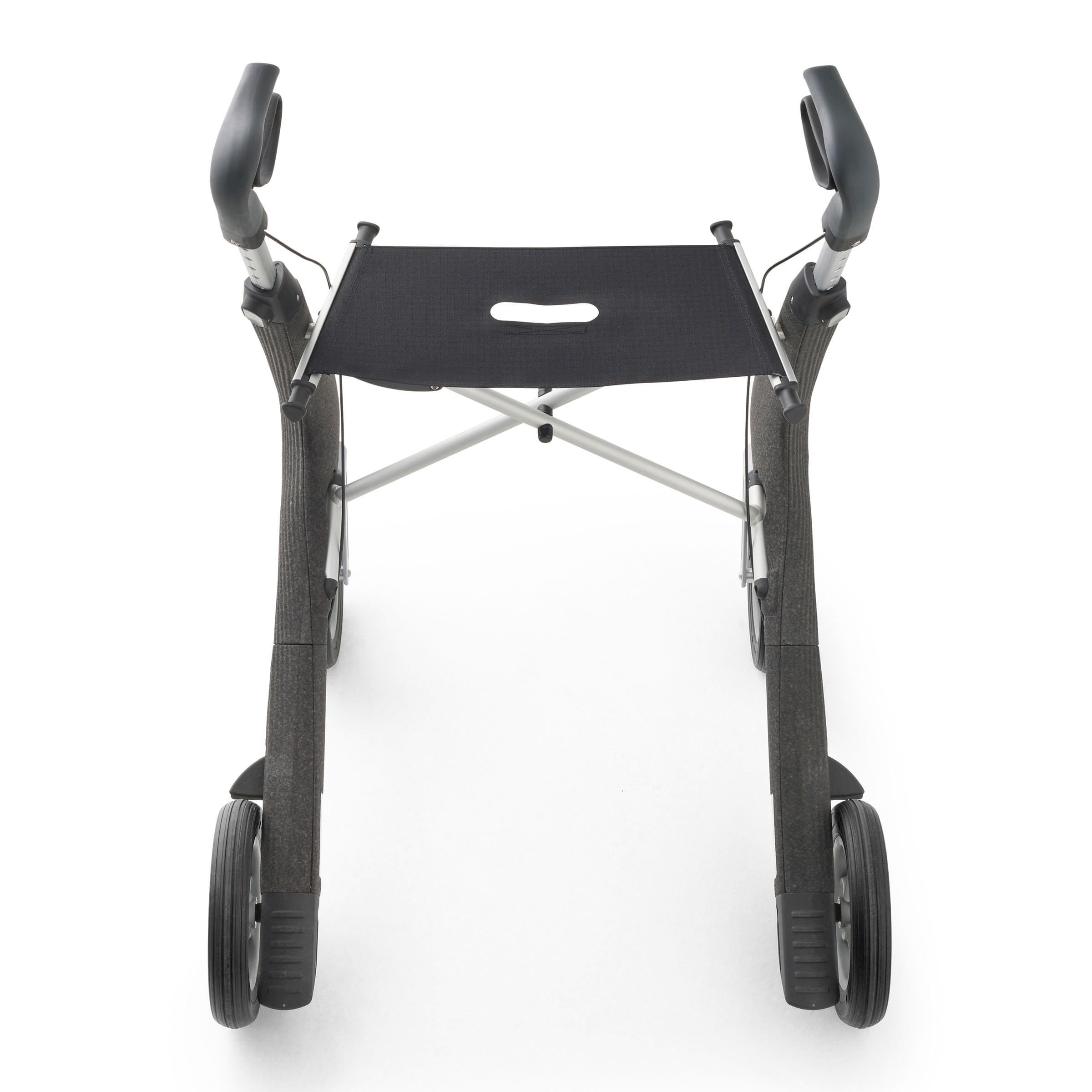 byACRE Nordic Pioneer - Rullo versatile in alluminio leggero – solo 5,9 kg/per interni ed esterni/facilmente pieghevole con sedile integrato (granito nero)