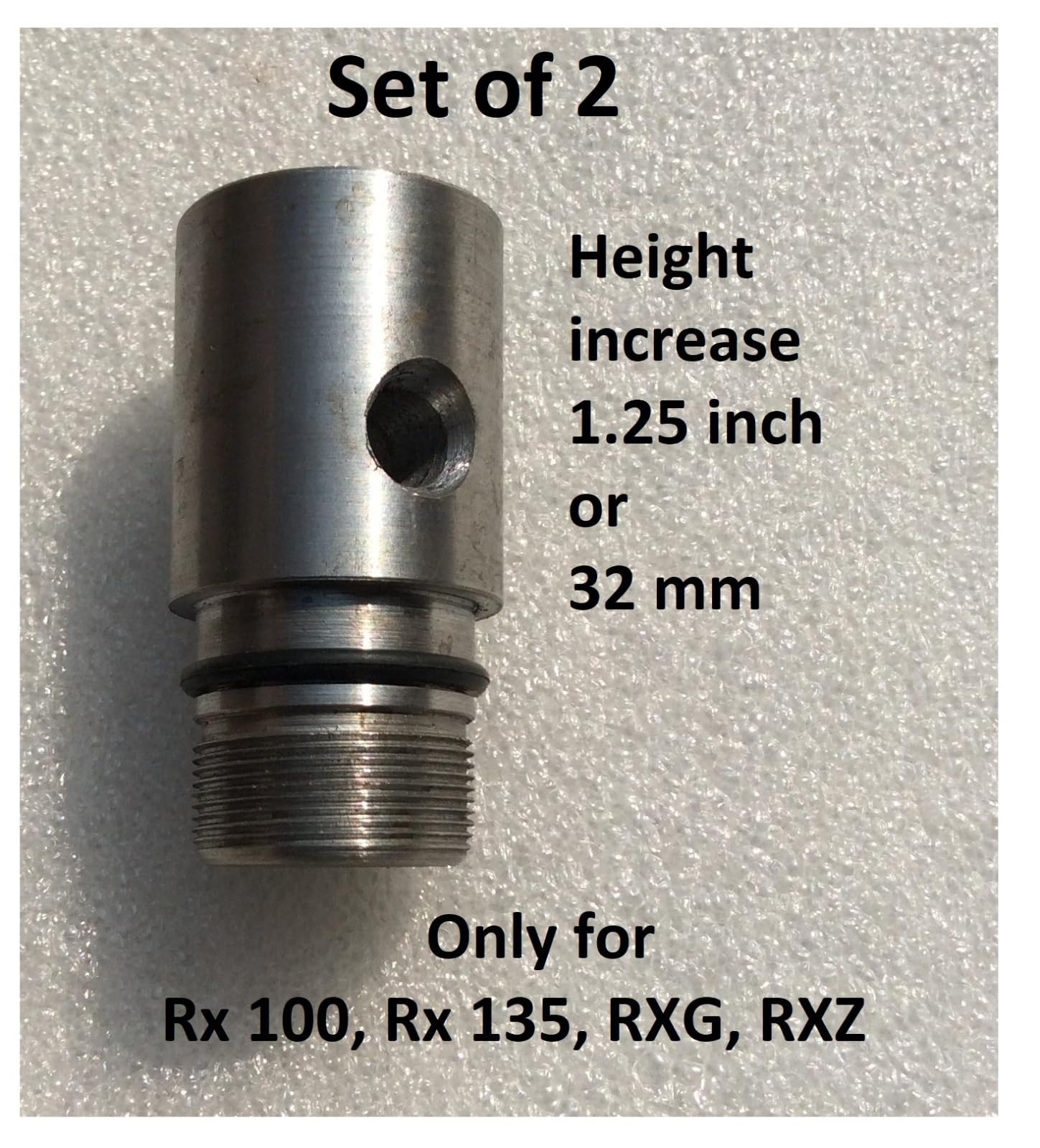 Shopping Stall ™ Rx100 Fork Height Riser 1.25 inch / 32 mm Rx 100