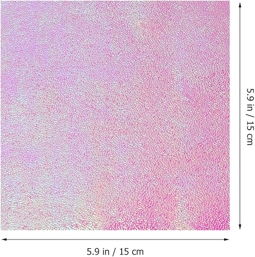 Miniatura 2 de MAGICLULU 50 piezas de papel de cartulina con purpurina, perlado de doble cara, colores surtidos, papel brillante para manualidades, origami,