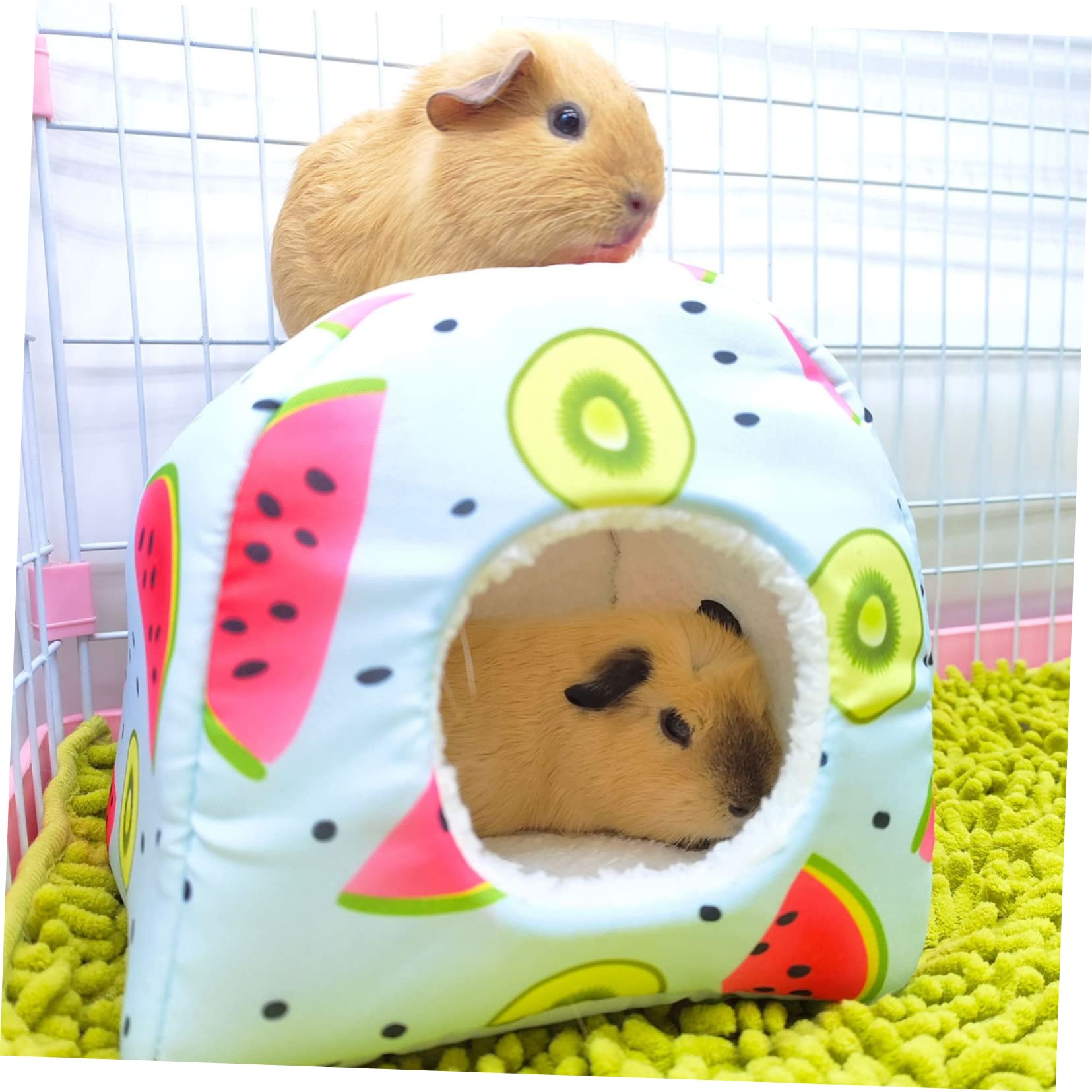 HANABASS 5stücke Hamster Warmnest Aus Kuscheliges Winterversteck Für Kleintiere Für Hamster Meerschweinchen Zuckergleiter Und Andere Nager Komfortable Und Schützende Schlafumgebung