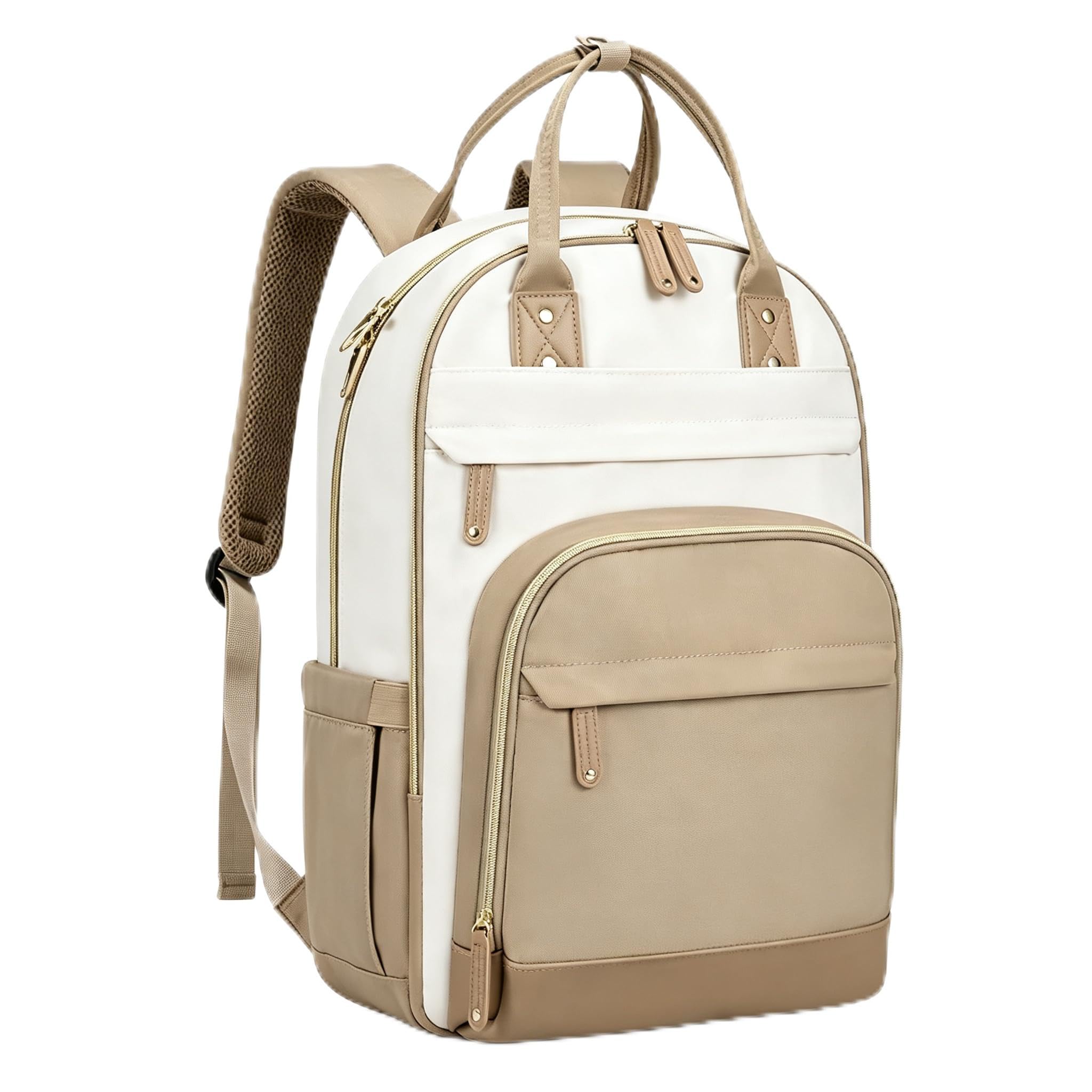 Sac à langer pour bébé - Grand sac à langer - Pour parents, Beige et kaki, L, Classique