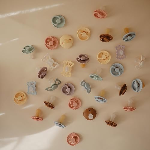 Miniatura 10 de FRIGG Butterfly Anatomical SilkySoft - Chupete de silicona para bebé, fabricado en Dinamarca, sin BPA (ruborcedro, 6-18 meses)