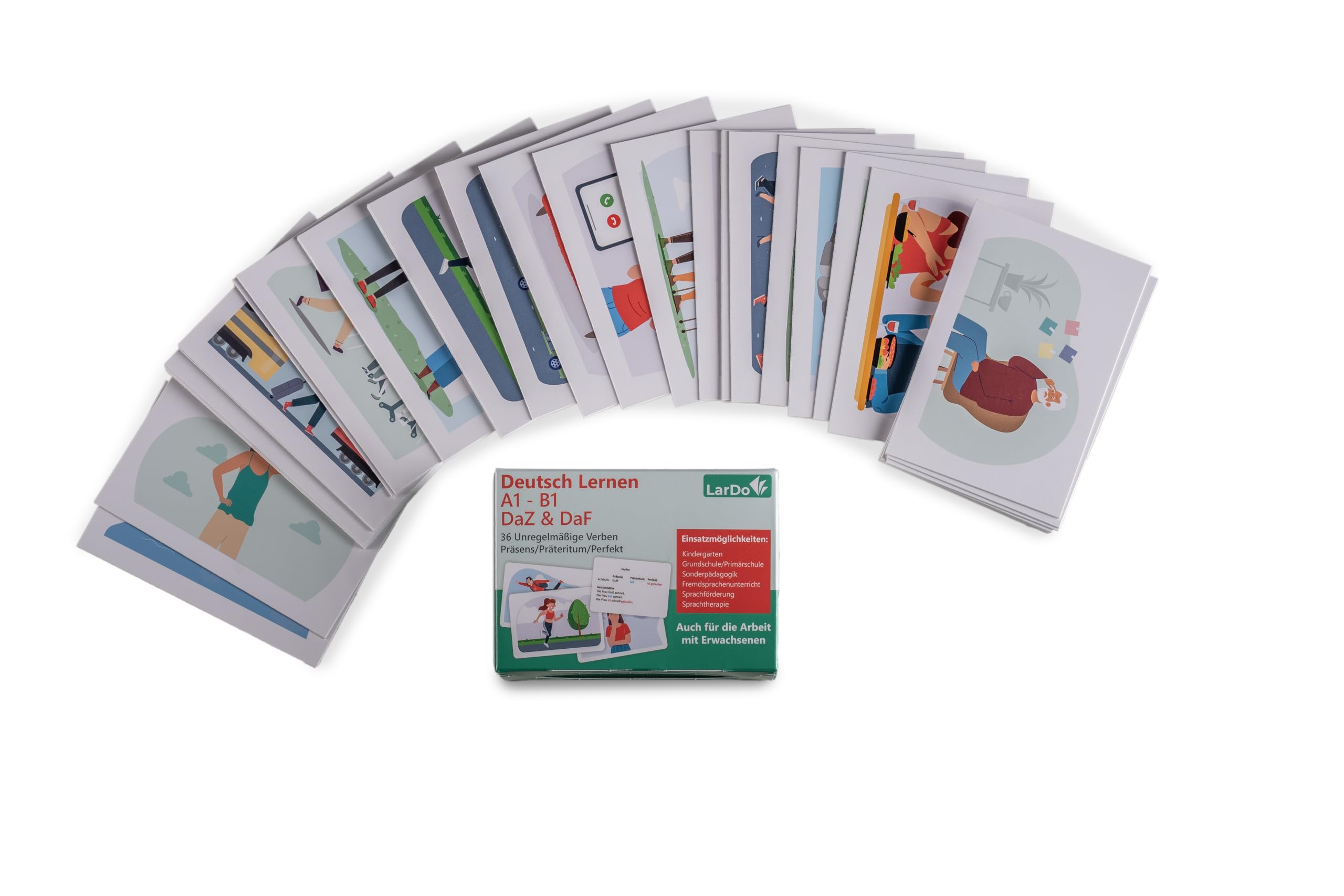 LarDo Education Flashcards, Varies, 2" x 2" x 0.04" - Image 2