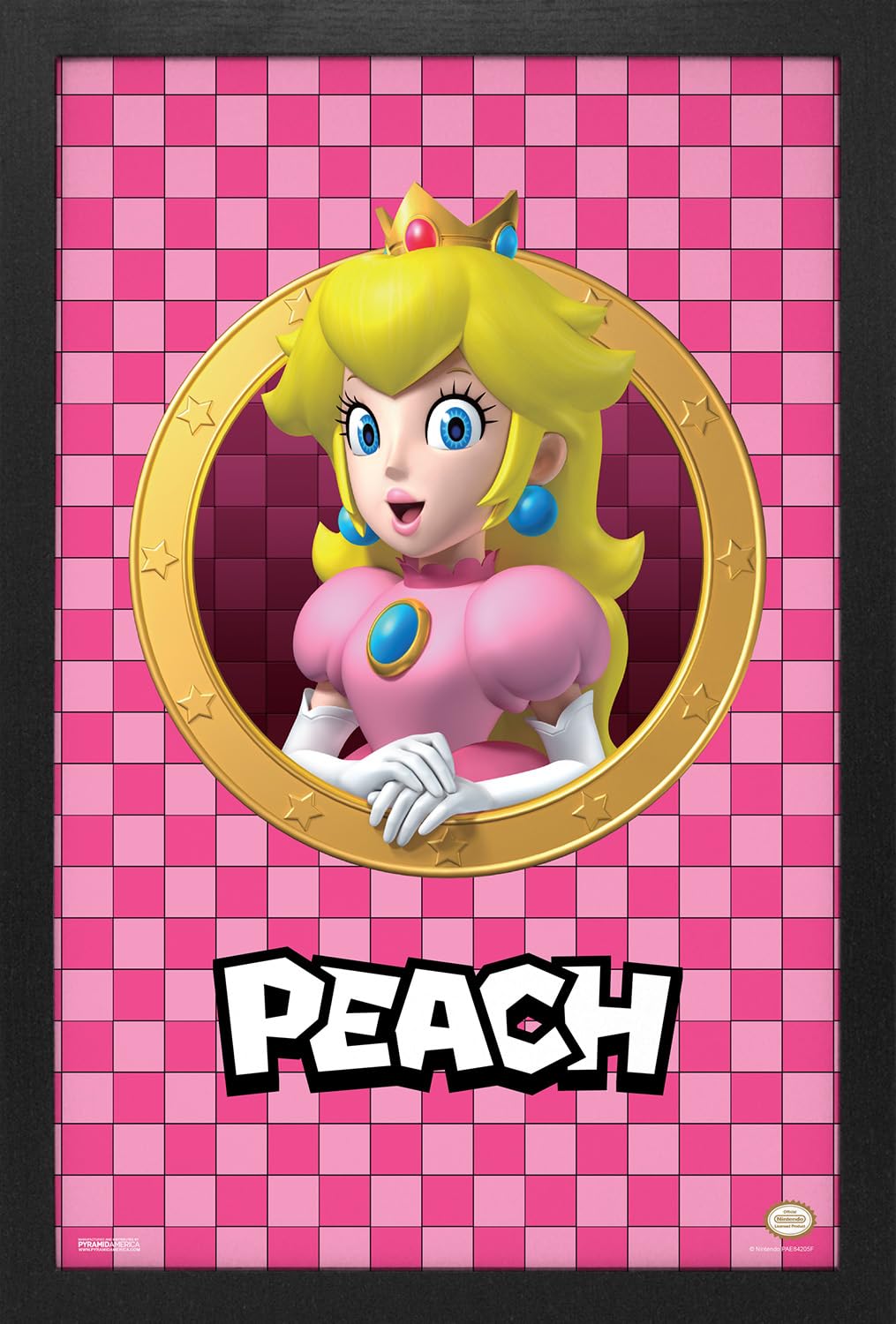 PEACHページ Amazon.com: Pyramid America - Super Mario- 3D Port- Princess Peach