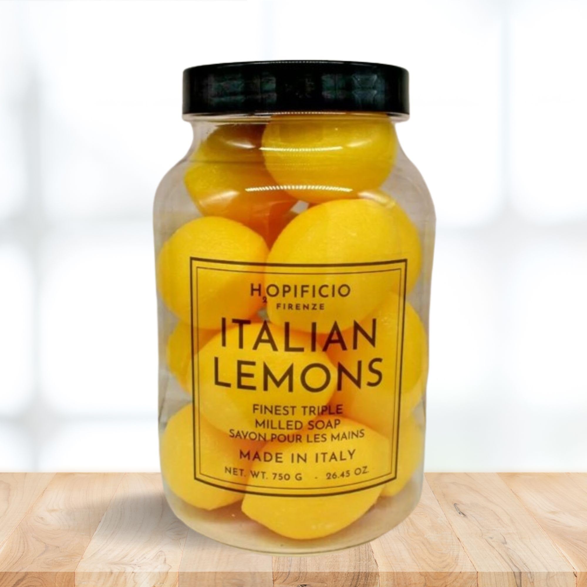 Amazon.com : Italian Lemons 14pc Jar of Triple Milled Soaps 26.45