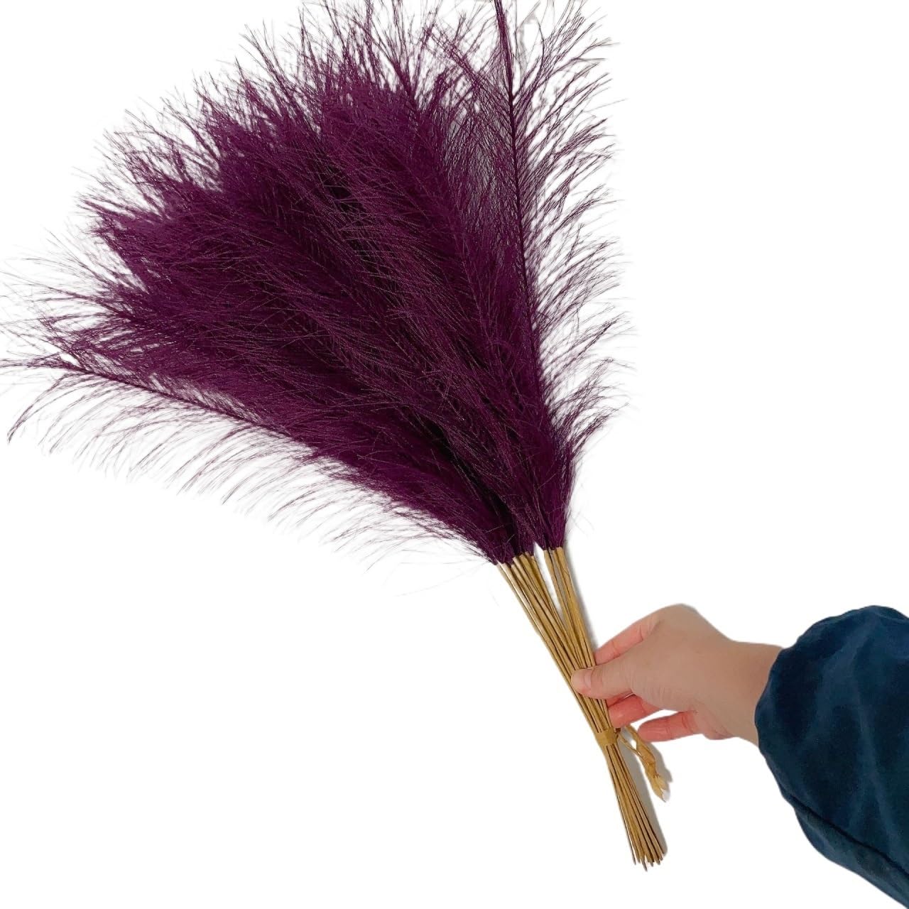 Dried Flowers Bouquet Natural， Fiori secchi bouquet naturale(Dk Purple,10PCS)