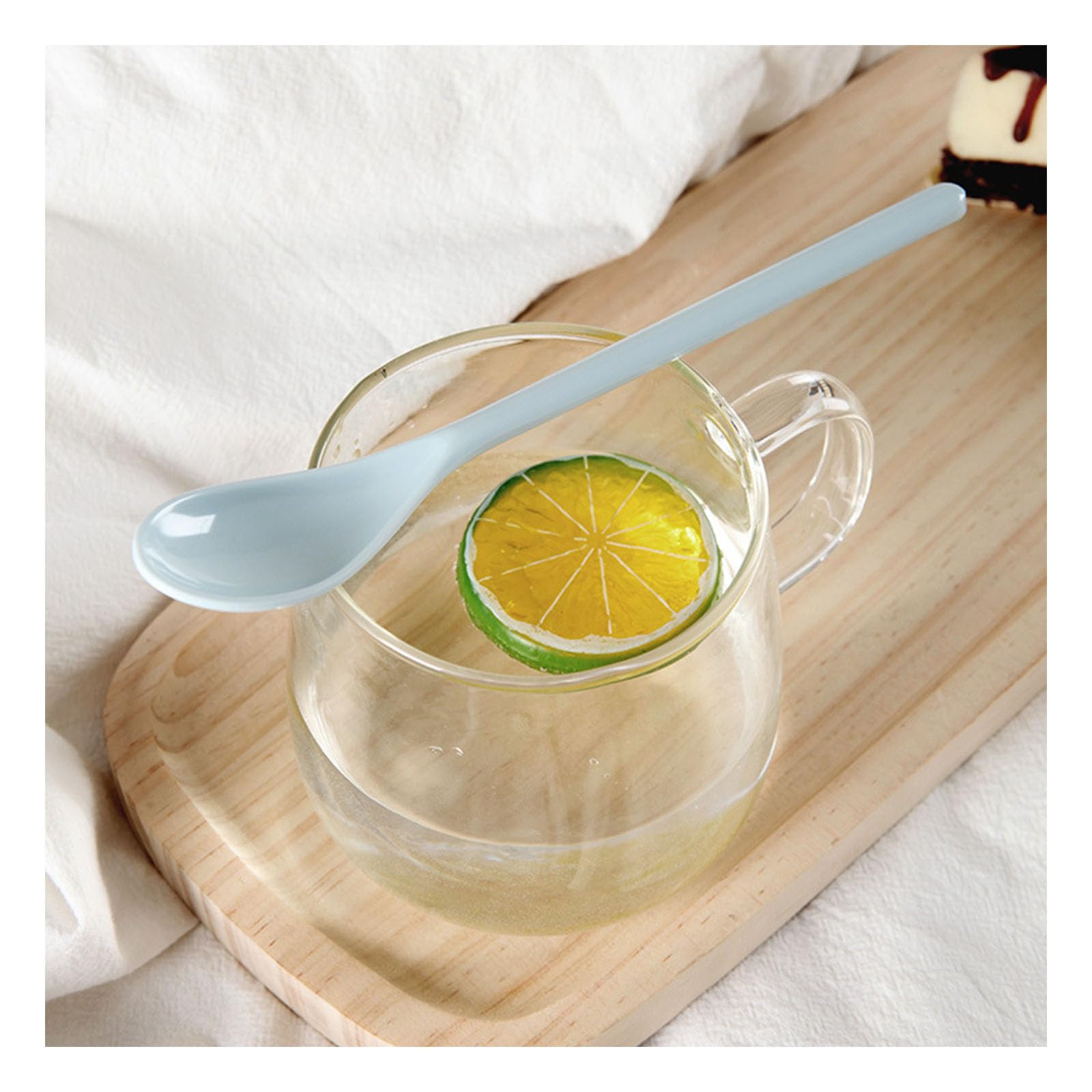 6 Bunte Eierlöffel 18,5cm - BPA-frei Aus Kunststoff Für Joghurt & Desserts