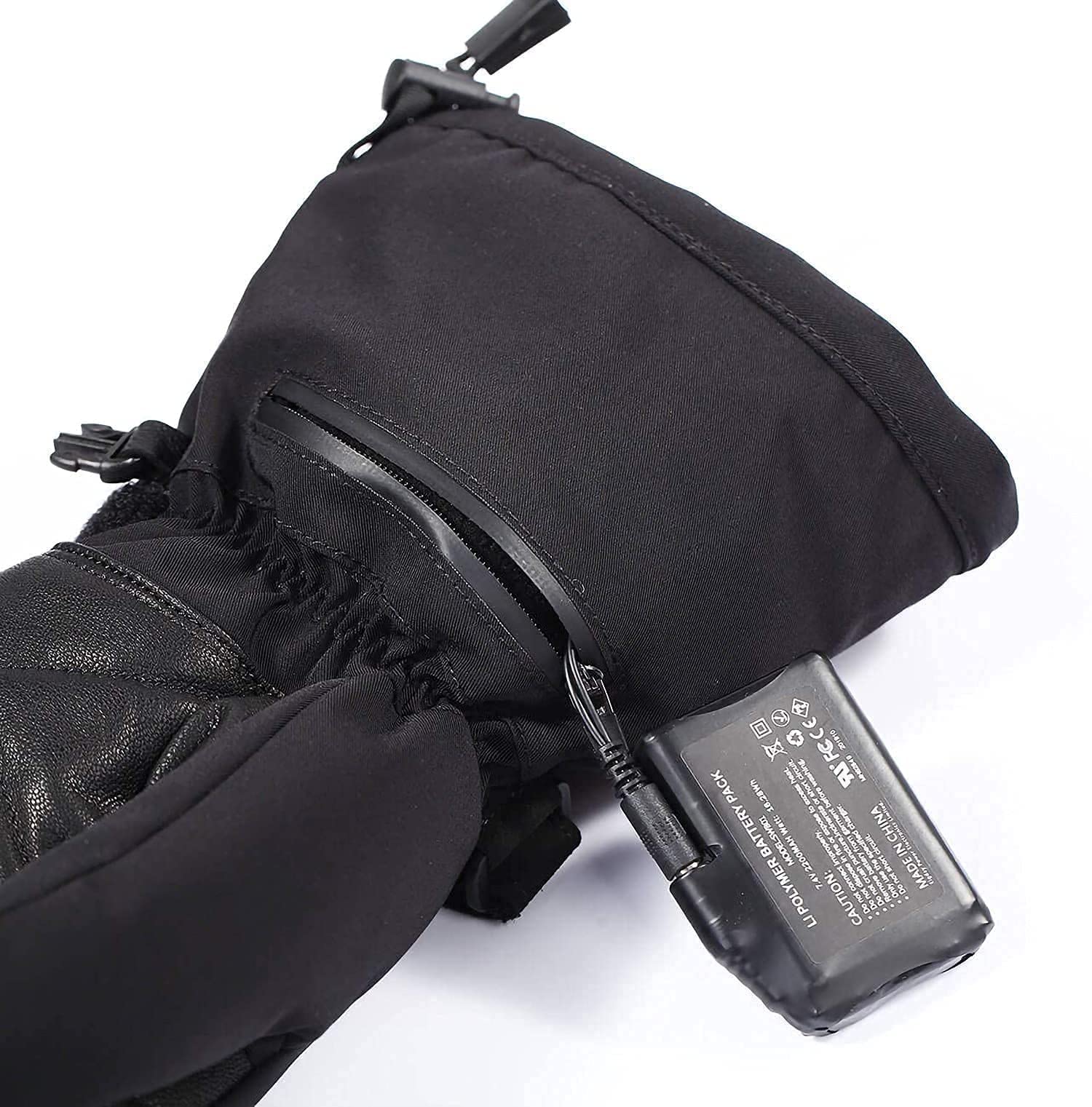 Guantes calefactables, Unisex, Recargable, Alimentado por batería, Guante Calefactor eléctrico para Invierno, Trabajo al Aire Libre, Nieve, esquí, Snowboard, Caza, Motos de Nieve,