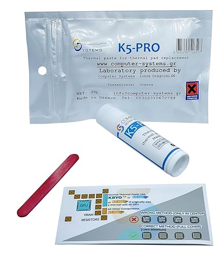 Miniatura 2 de K5 PRO - Pasta térmica viscosa de 0.35 oz para repuesto de almohadilla térmica líquida compatible con Apple iMac, Asus ROG, Acer Nitro, portátiles