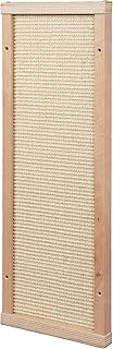 Kratzbaumland Premium-Kratzbrett aus Buchenholz mit austauschbarem Sisalteppich, nachhaltig, wandmontage für Katzen (55 cm - Sisal Natur)