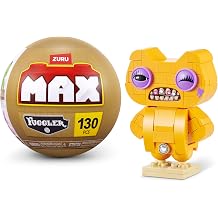 Max Build More Premium Plastic Building Bricks Fuggler Baddies by ZURU | Each MAX capsule includes up to 186 durable; Build & display collectible builds; premium bricks