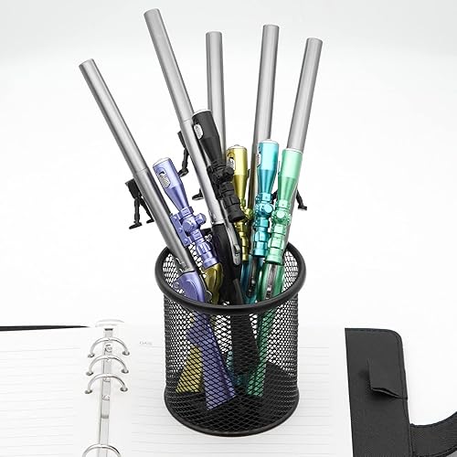 Miniatura 3 de 5 bolígrafos de gel con luz LED con forma de pistola de francotirador, novedosos bolígrafos interesantes de pistola de francotirador para niños
