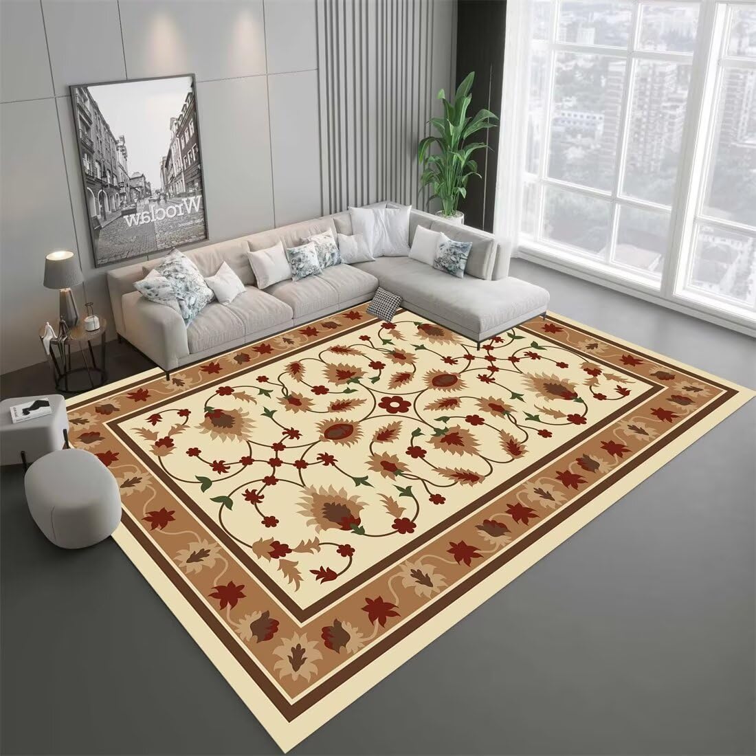 Tapis de restaurant rouge facile à entretenir pour sol de cuisine