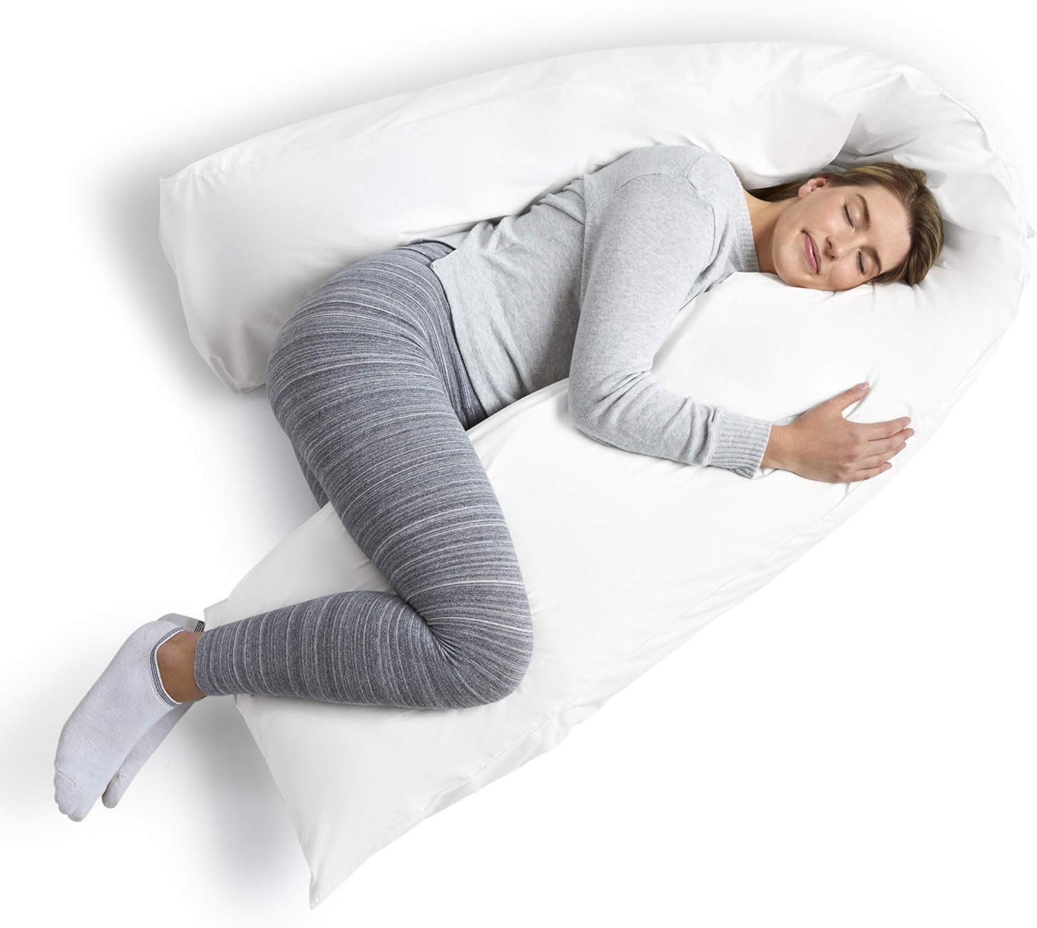 Body Sleeper Pillow Full Body Support Pillow - Cover Included