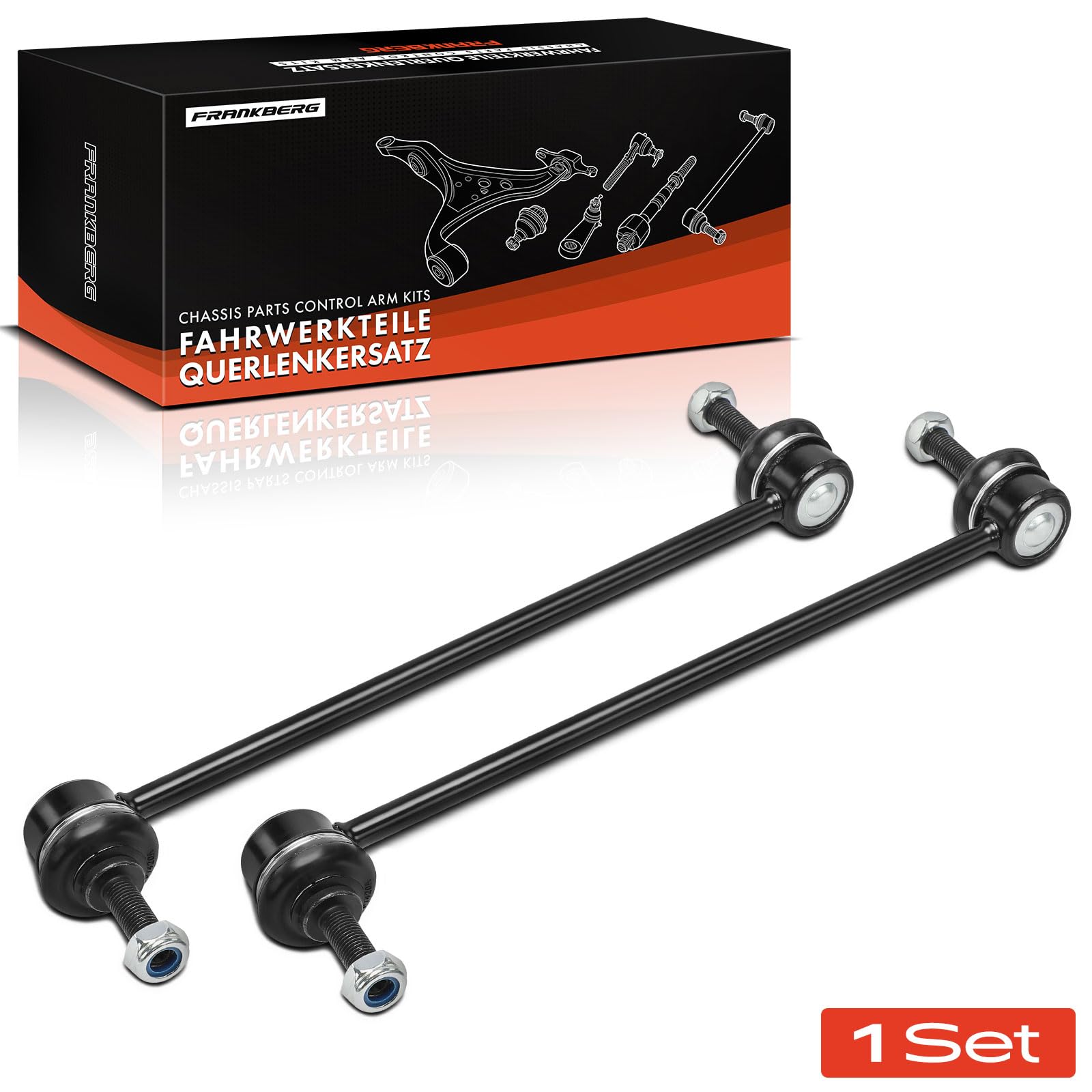 Frankberg 2x Biellette Barre Stab Compatible avec Espace V JR 1.6L-2.0L 2015-2024 Grand Scénic III JZ0/1 1.2L-2.0L 2009-2024 M.e.g.a.n.e CC EZ0/1 1.4L-2.0L 2010-2024 Remplacer# 546187005R