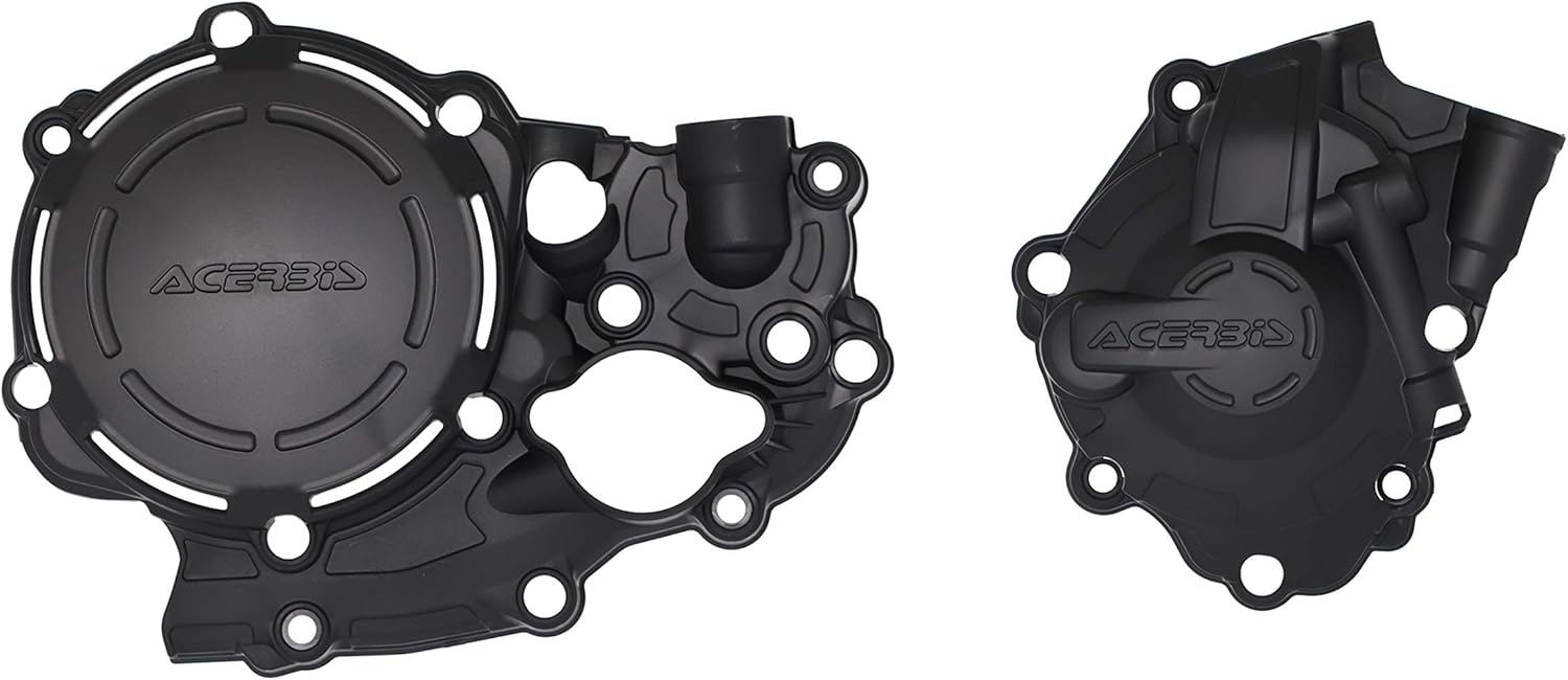 Acerbis X-Power Crankcase and Ignition/Clutch Cover Kit Black Compatible with Honda CRF250R 2018-2021/CRF250RX 2019-2021 - 2856840001