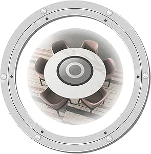 Roulement à Billes Pour Plateau Tournant (Lazy Susan) - Alliage Aluminium, 12 à 100cm - Support Jusqu'à 440kg - Rotation 360° Fluide