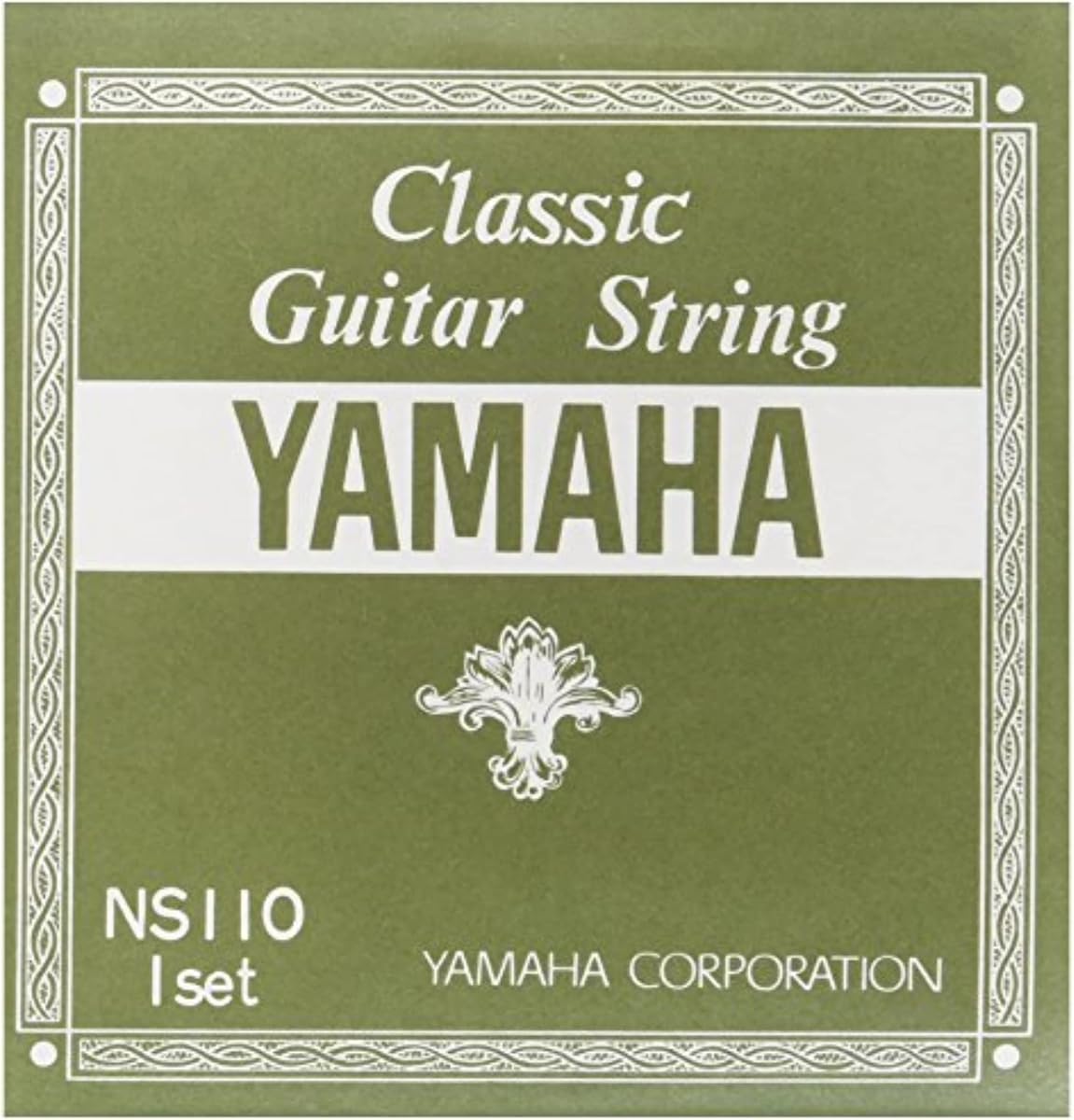 NS110 Set Strings for Classical Guitar Set 1 to 3 Strings Nylon, 4 to 6 Strings Thin Nylon Wrapped Silver Wound