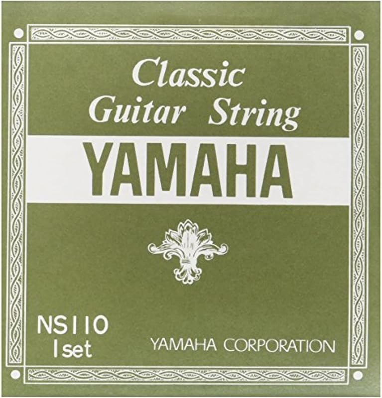NS110 Set Strings for Classical Guitar Set 1 to 3 Strings Nylon, 4 to 6 Strings Thin Nylon Wrapped Silver Wound