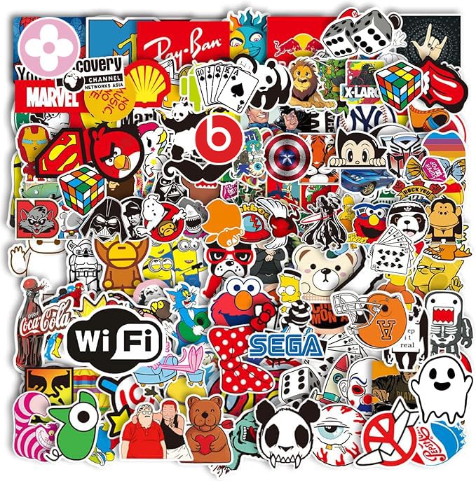Pegatinas de moda 150 Uds., pegatinas de vinilo para niños,