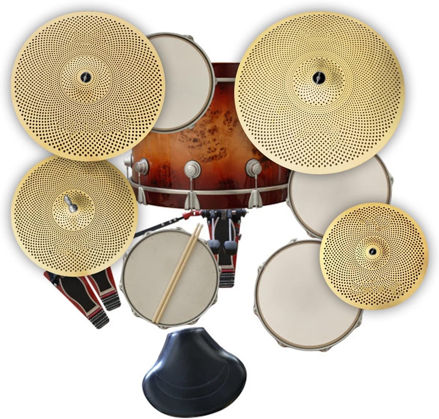 Silent Cymbal Set - Low Volume 14