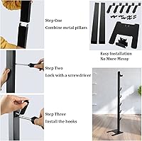 Vista 5 de Soporte de vacío para Dyson, soporte de metal estable compatible con Dyson V15 V12 V11 V10 V8 V7 V6 Aspiradoras inalámbricas, funciona con estación