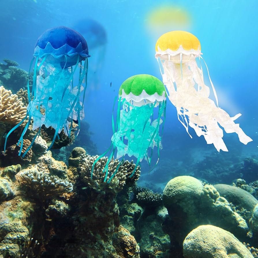 希少　クラゲブルー　ぬいぐるみ　M＆Sサイズ ２体セット　アナザーアクアリウム 希少 クラゲブルー ぬいぐるみ M＆Sサイズ 2体セット アナザー