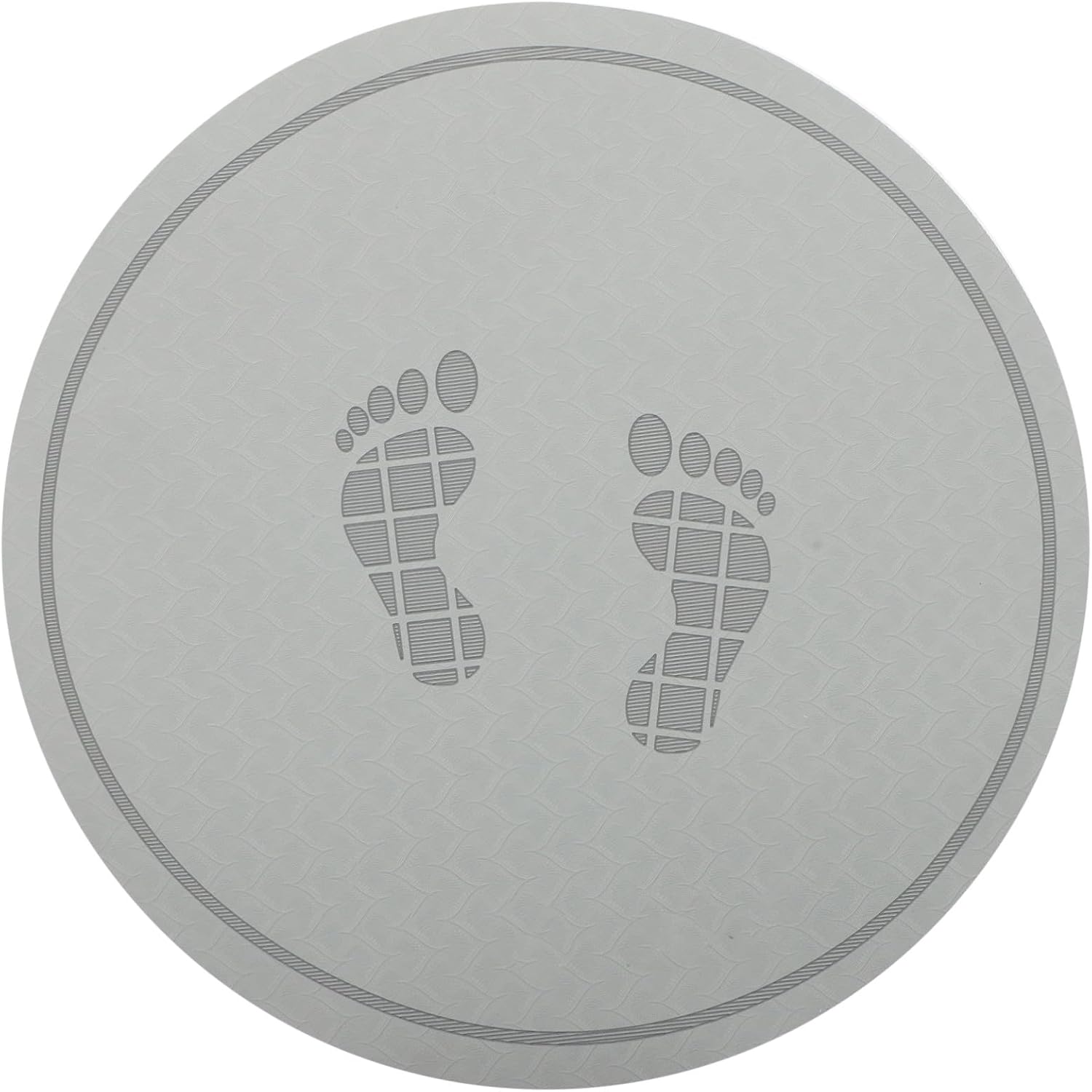 Portable Tpe Fitness Workout Mat for Jump Rope and Yoga Round Quiet Skipping Pad with Shock Absorption and Soundproofing Non-slip Exercise Floor Protector for Home