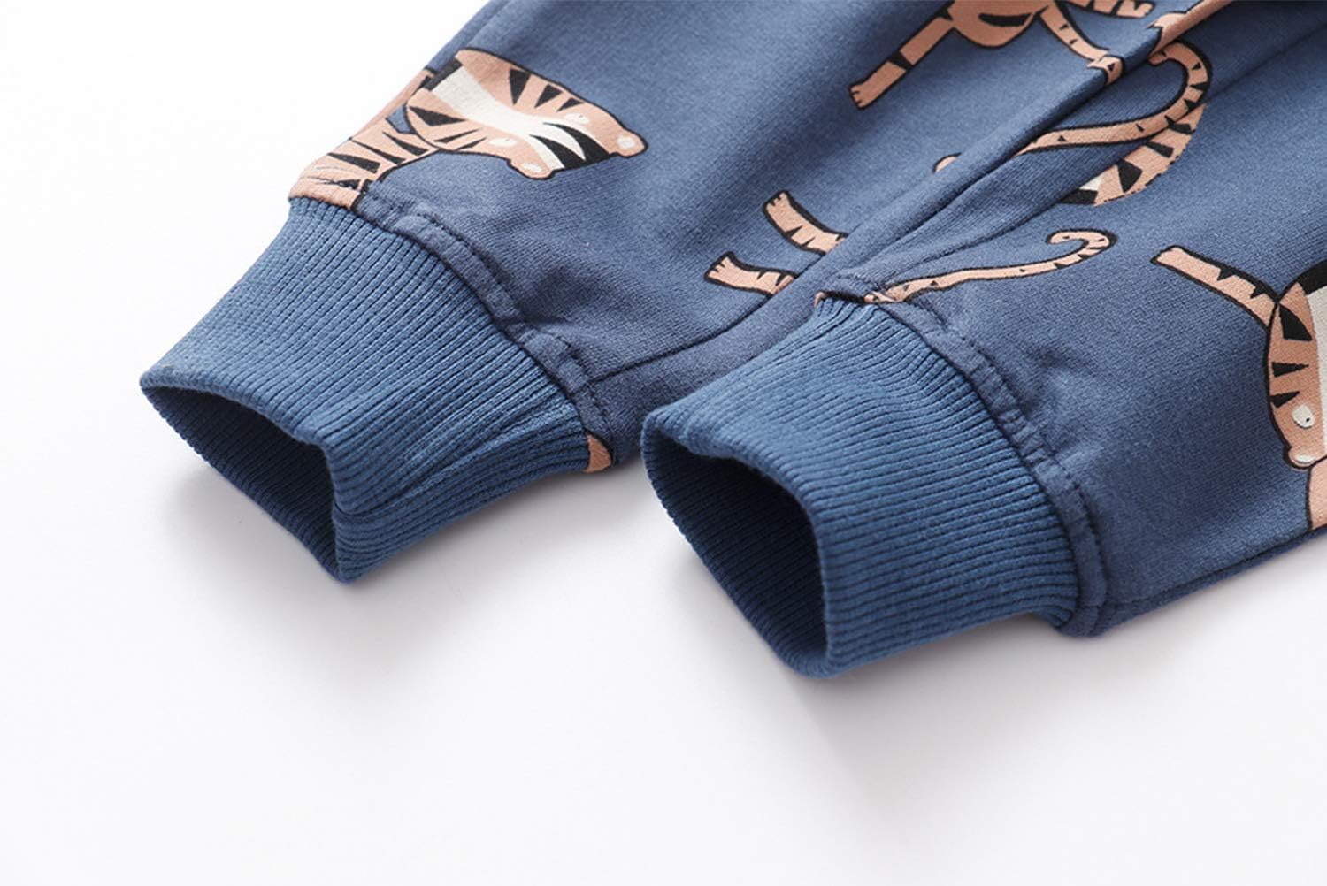 Toddler Boy Girl Cartoon Pattern Sweatpants Cotton Drawstring Elastic Waist Sport Jogger Pants with Pocket Age 2T-7T - Image 5