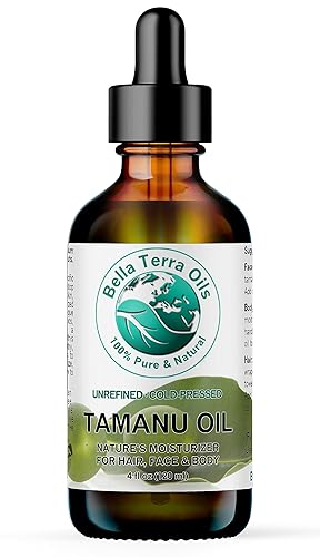 Miniatura 10 de Aceite de Tamanu 16 oz Orgánico, 100% puro, prensado en frío, sin refinar, aceites Bella Terra