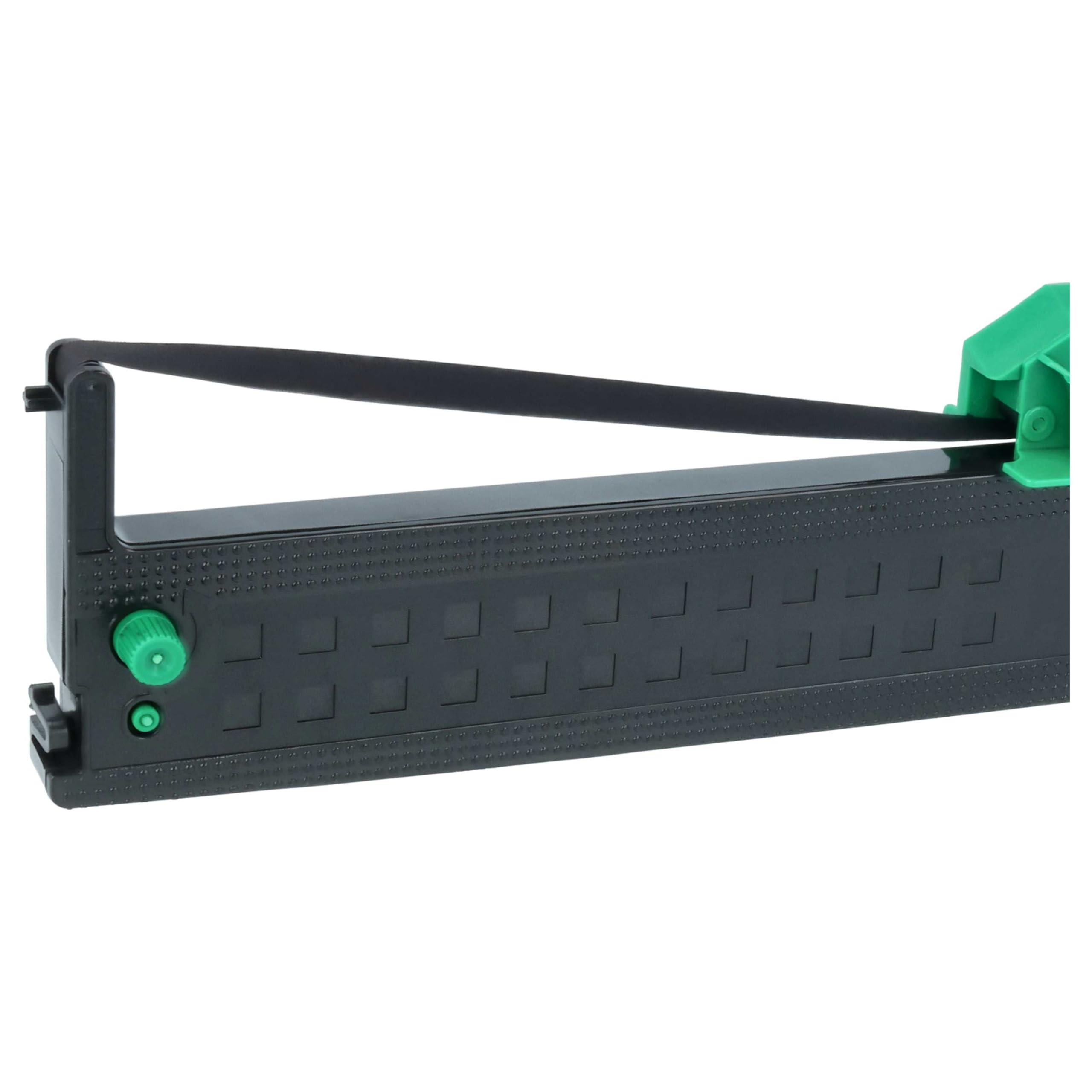 vhbw 10 x kolorowa taśma do pisania pasująca do drukarek igłowych Olivetti PR 2, PR II, PR2 E, drukarka bonowa czarna