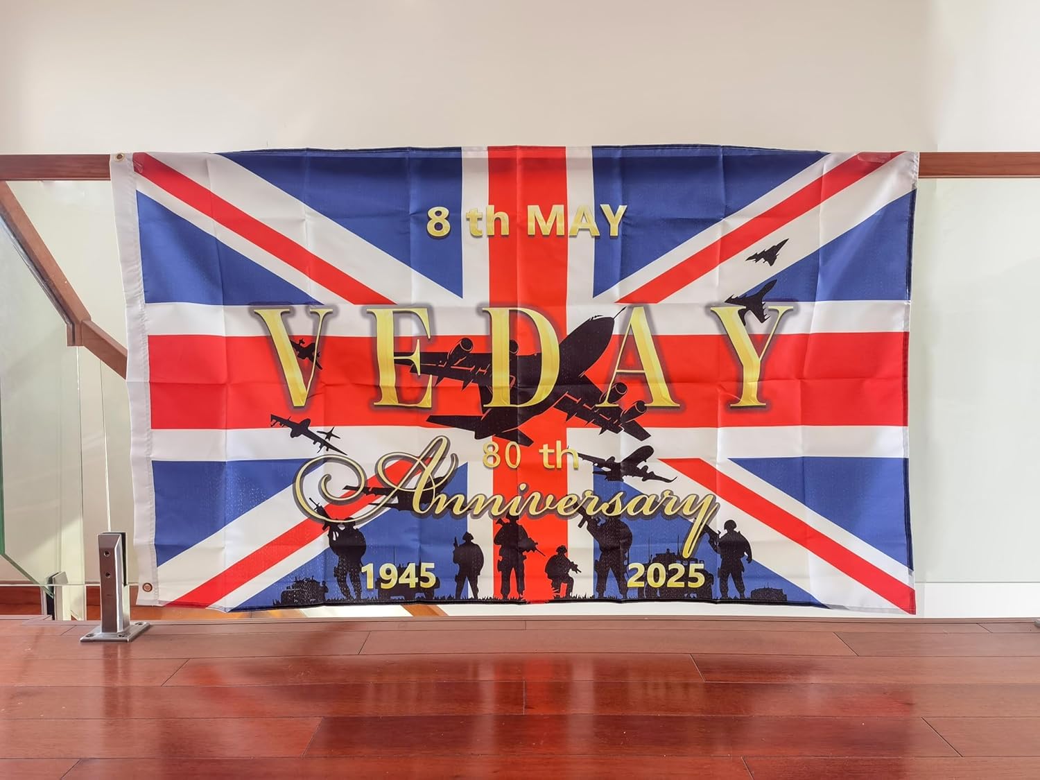 2025 VE DAY 80th Anniversary Flag 80 Years Victory In Europe Flag -AU