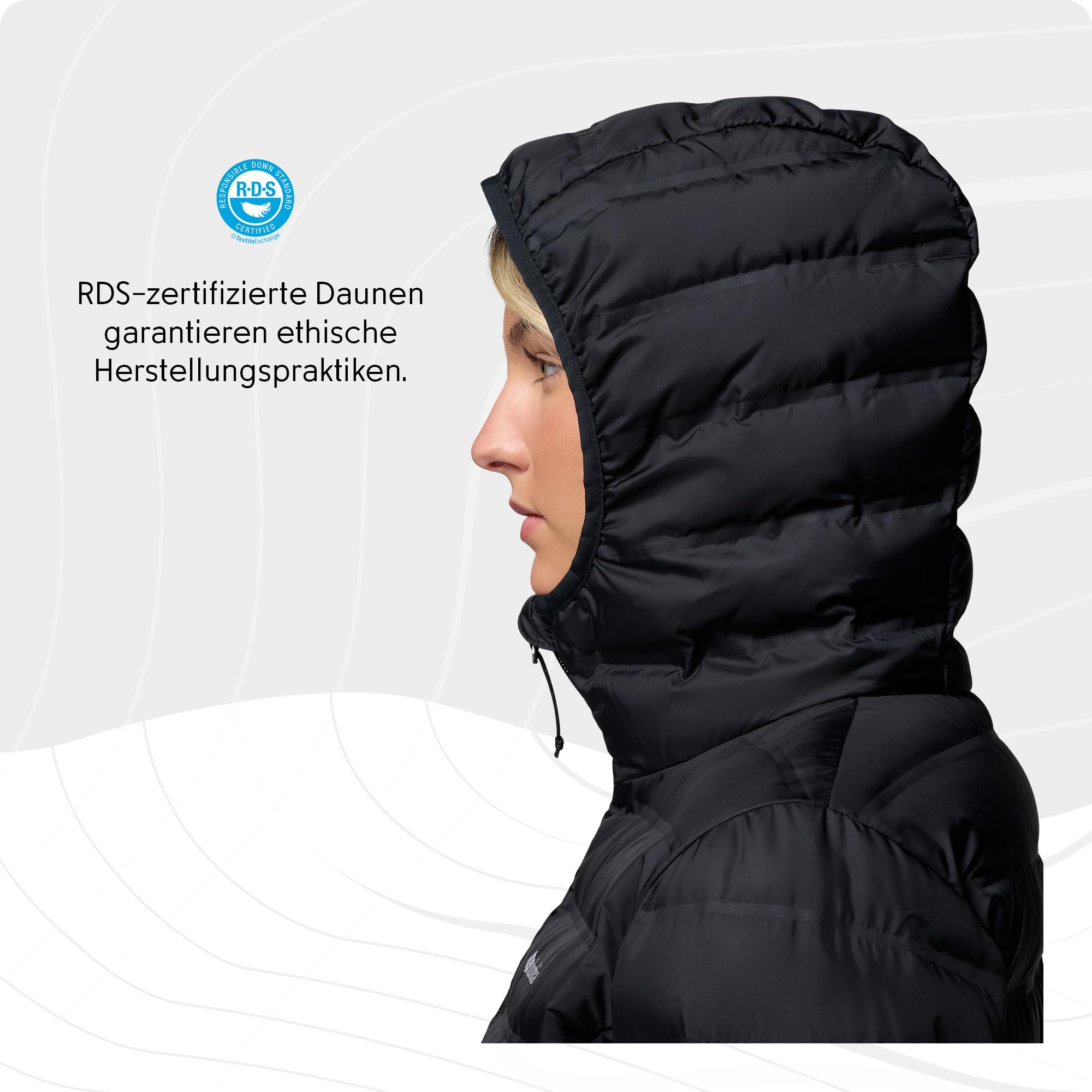 Columbia Damen Lake 22 Down Long Hooded Jacket