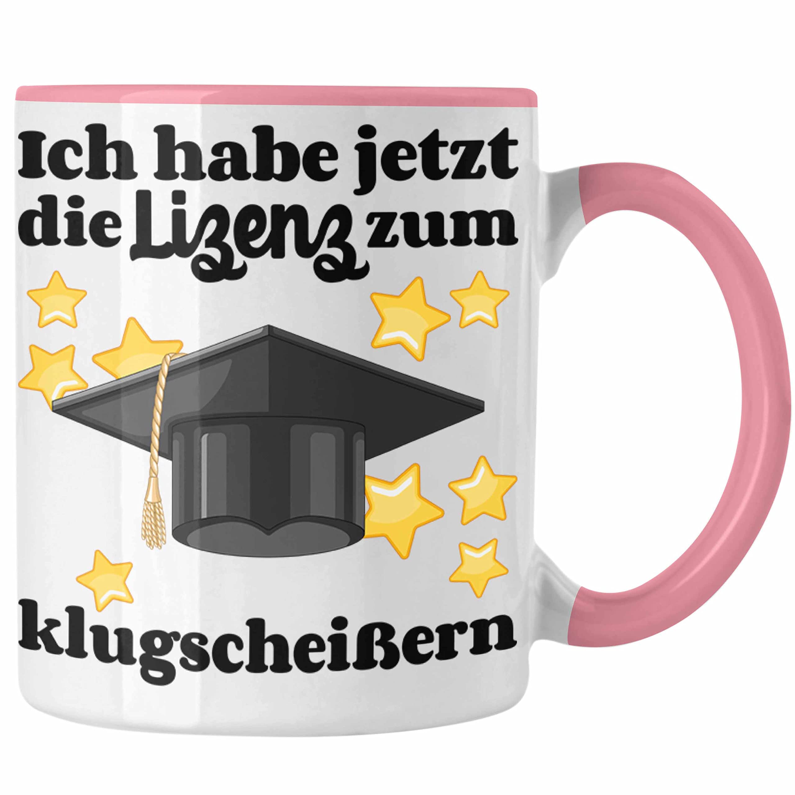Trendation Bachelor Abschluss Geschenk Tasse – Spruch 'Lasst Uns Einfach Annehmen, Dass Ich Immer Recht Habe' (Rosa)