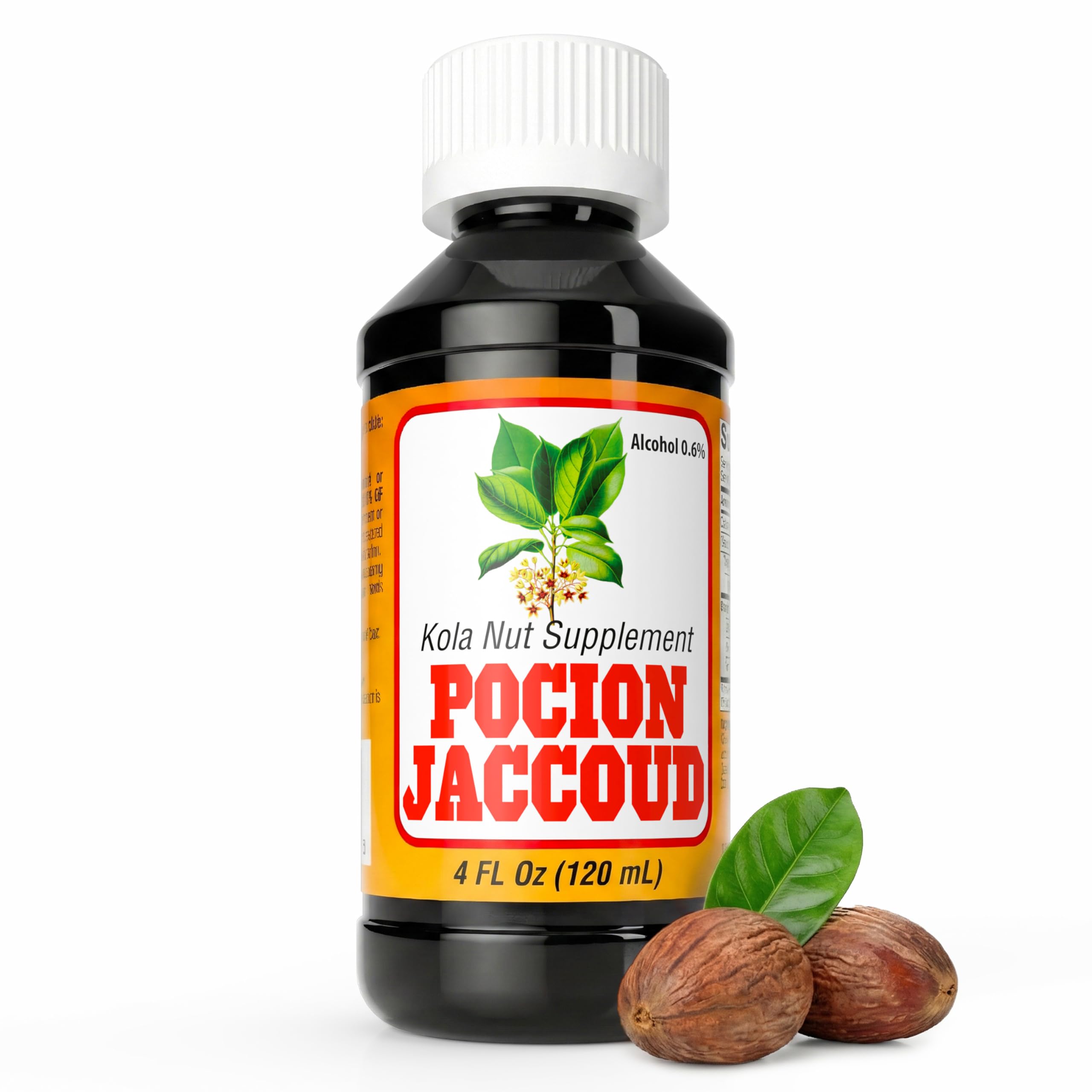 Pocion Jaccoud Kola Nut Elixir, 4 Fl Oz/Pack of 1 - for Vitality & Digestive Wellness