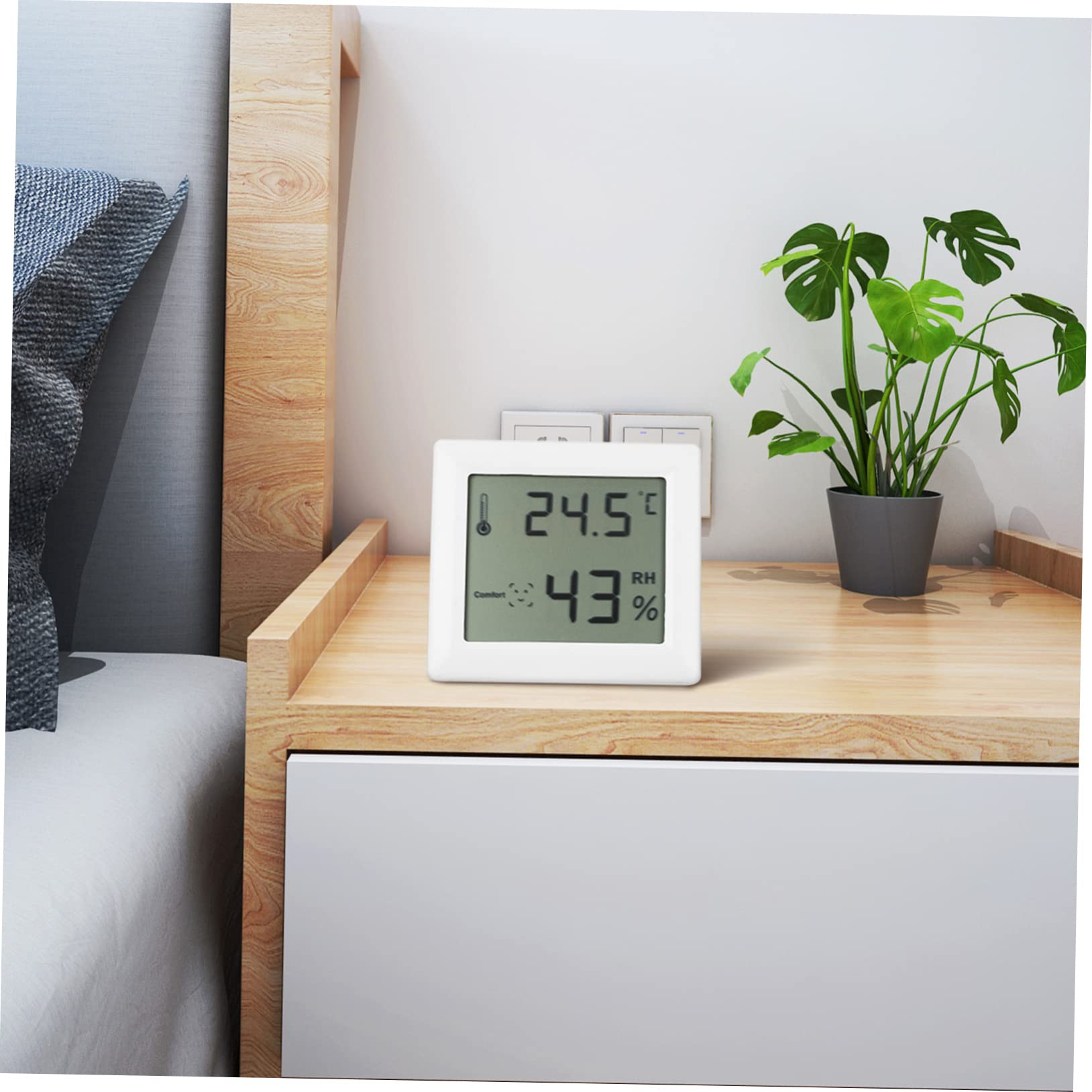 TOYANDONA 3 Sätze Hygrometer Haushalt Hydrometer Für Zimmer Drinnen Innenumwelt Raumthermometer Innen Temperaturüberwachung Zu Hause Innen-/außenthermometer Abs 2 Stücke * 3