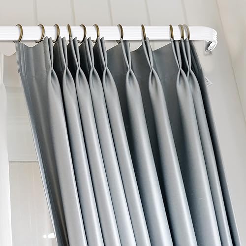 Miniatura 5 de Wesiti 4 Paquetes Barras Individuales de Cortina al Por Mayor para Ventanas Barra de Tensión Ajustable para Puerta Cocina Cenefa Cortinas de Faja,