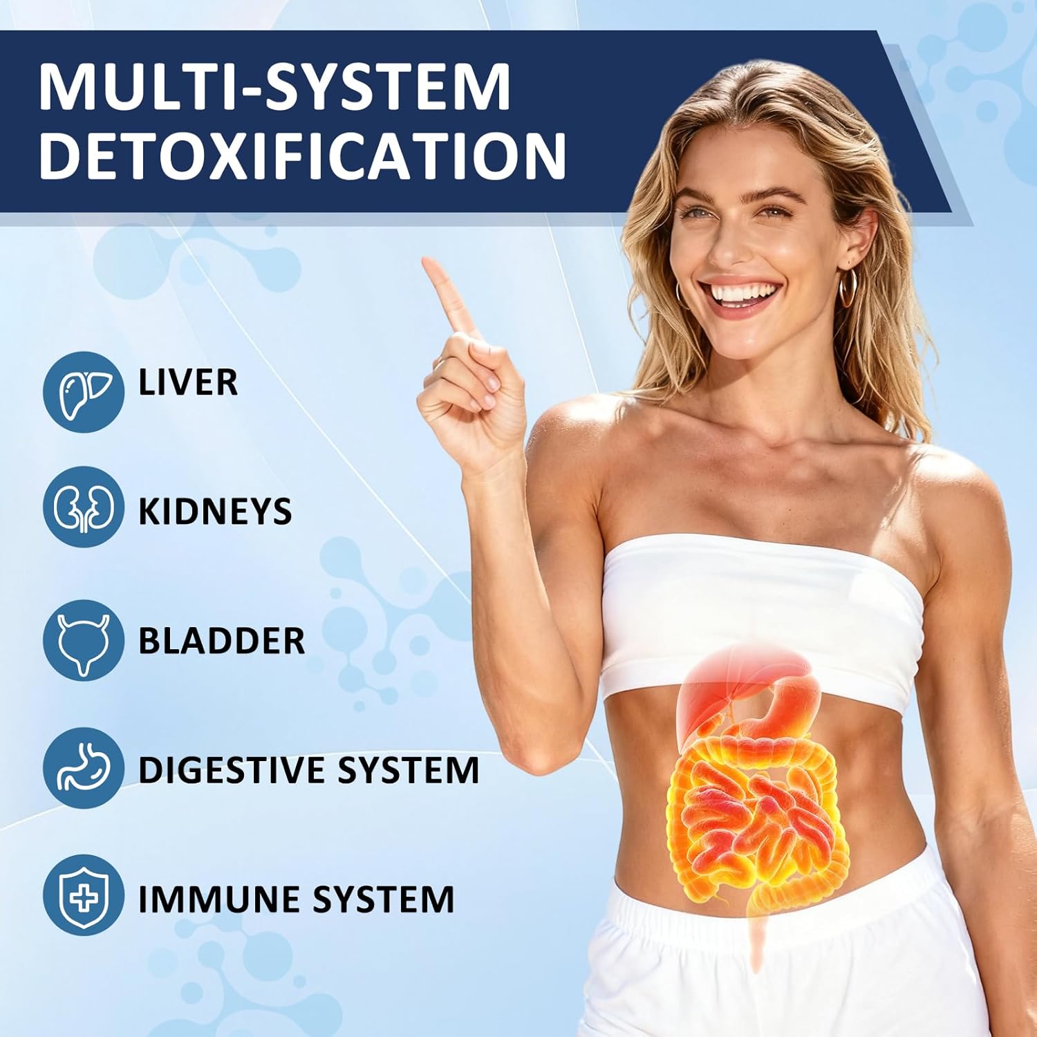 17-in-ONE Liver Cleanse & Detox Supplement – Advanced Multi-System Cleanse for Liver, Kidney, Digestion & Immune Support – Natural Plant-Based Body Detox for Men & Women, 60 Capsules - Image 3