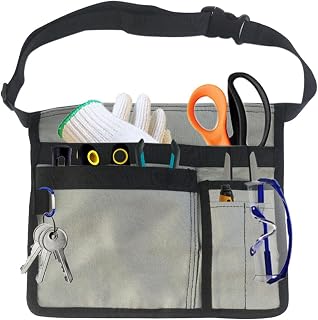 ZHOUHONG Gardening Belt | Durable Gardening Tool Waist Bag Belt | Tool Apron Pouch, Garden Tool Belt for Men Women Carpenters Electricians Gardeners