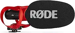 RØDE VideoMic GO II Microfone Shotgun ultracompacto para câmera com saídas de 3,5 mm e USB para filmagem, criação de conteúdo, podcasts e chamadas de vídeo