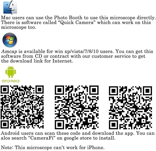 Miniatura 7 de Microscopio digital USB de mano 40X-1000X, amplificador de endoscopio, cámara de vídeo mini LED para Windows 7/8/10 Mac Linux Android (con OTG)