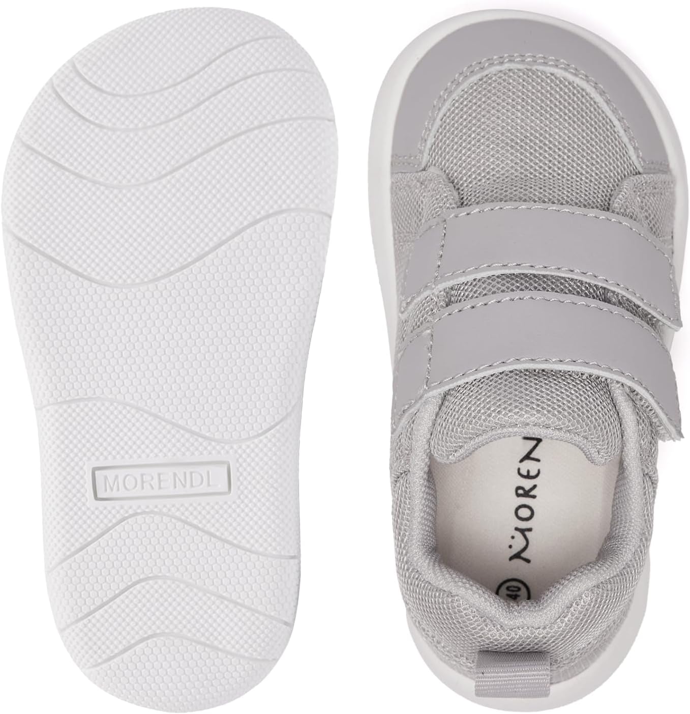 MORENDL Wide Toe Box Shoes Toddler Walking Shoes Baby Boy Girl Non-Slip Sneakers Comfort Tennis Outdoor Activities - Image 3