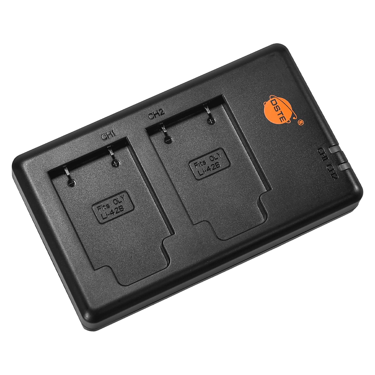 Chargeur Double USB DSTE Pour Batteries Olympus LI-40B/LI-42B & Fujifilm NP-45 - Charge Rapide 4.2V/730mAh